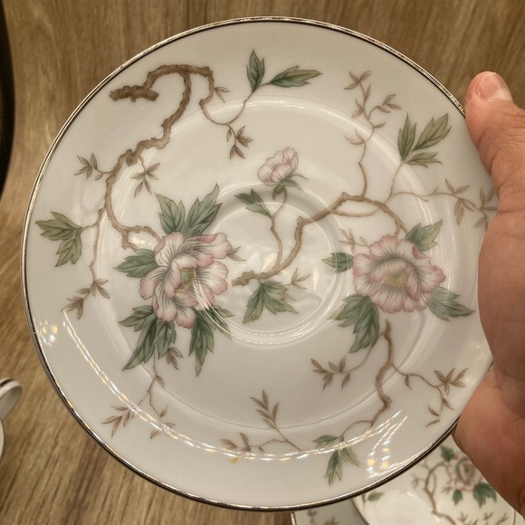 1 NORITAKE CHINA JAPAN 5502 CHATHAM CUP TEA AND SAUCER - Picture 14 of 14